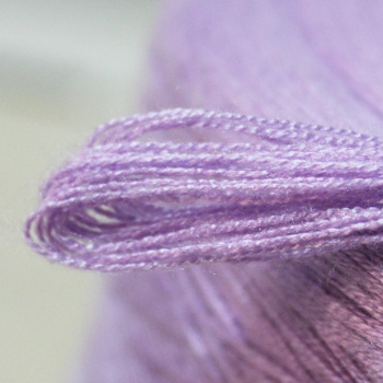 有色兔绒包芯纱-淡紫
