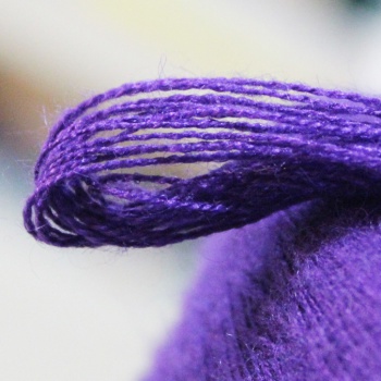 兔绒包芯纱-紫